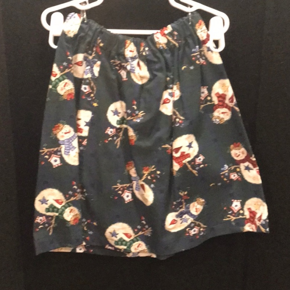 Homemade Christmas skirt